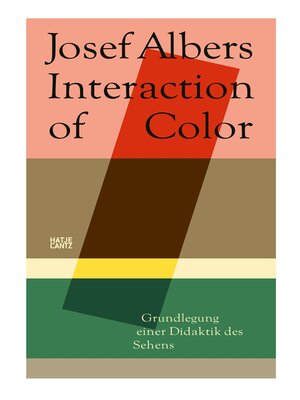 cover image of Josef Albers. Interaction of Color